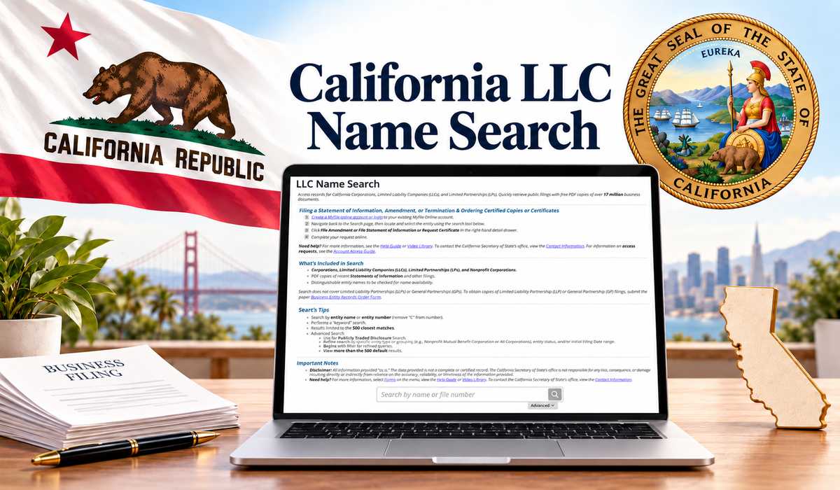 California Secretary of State | LLC Name Search