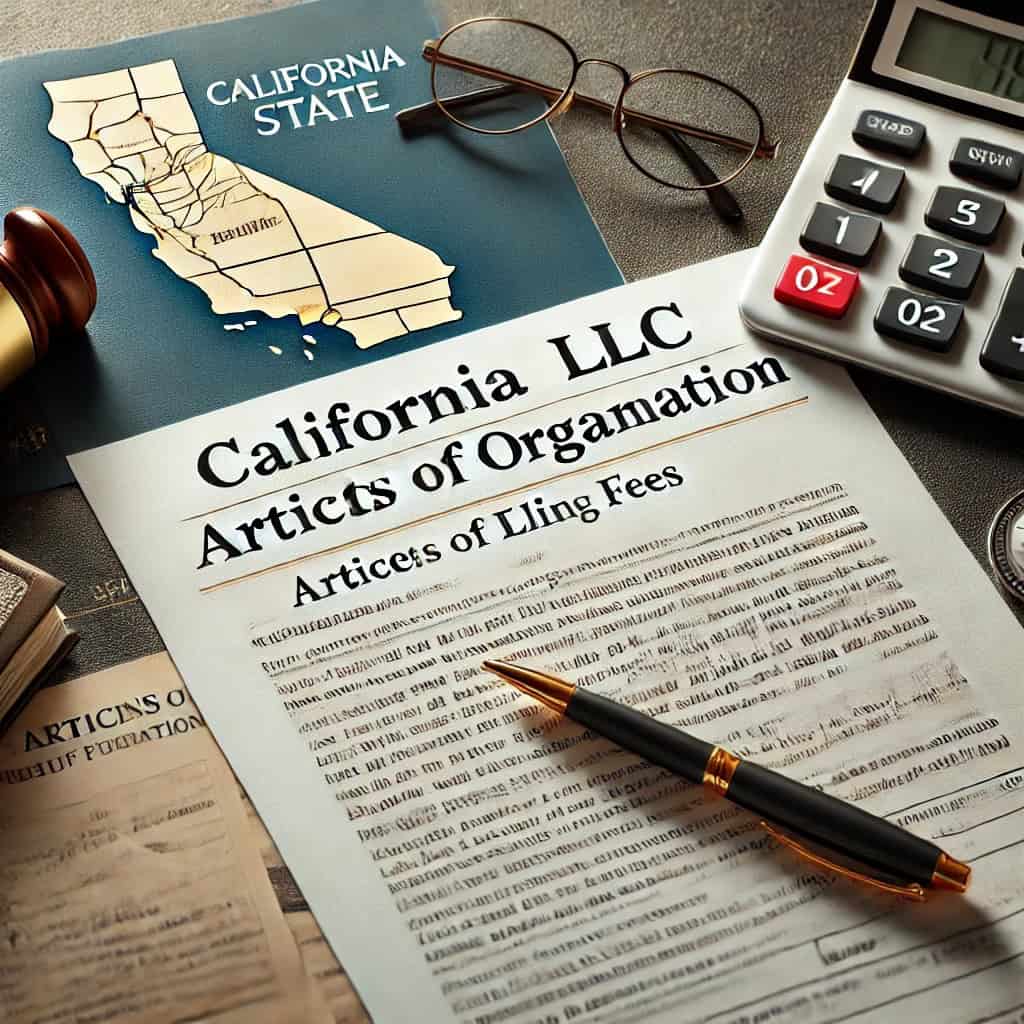 California LLC Filing Fee in 2025
