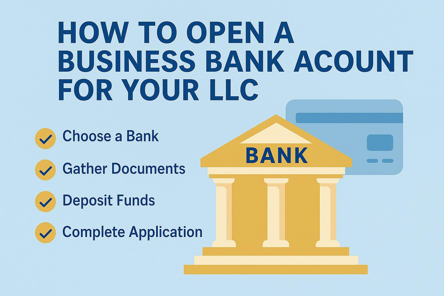How to Open a Business Bank Account for Your LLC