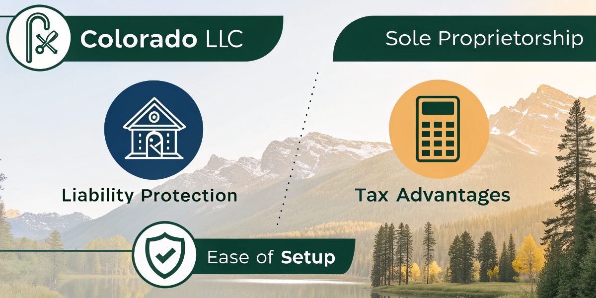 Colorado LLC vs Sole Proprietorship: Which Structure Provides More Benefits