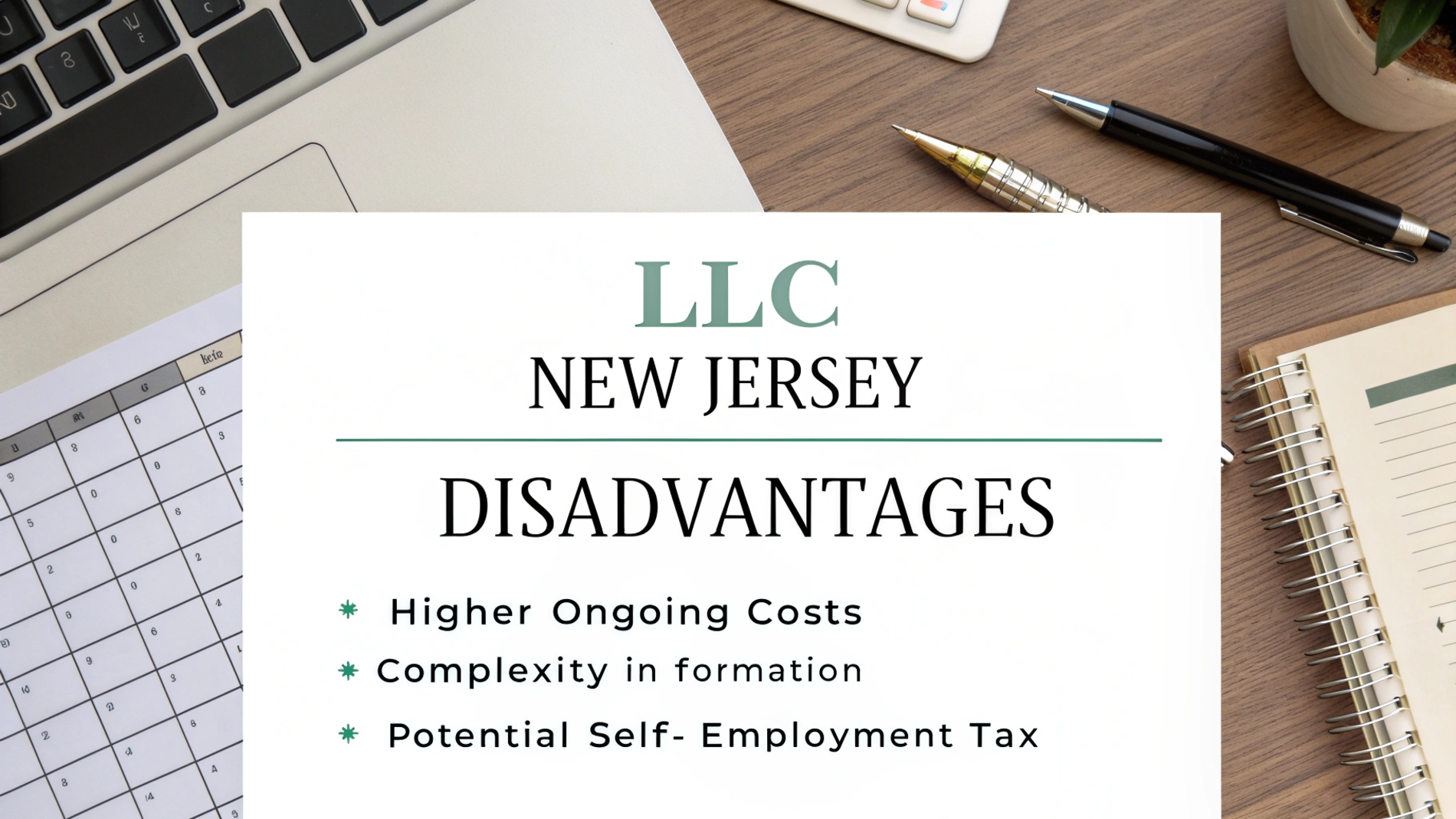 What Are the Disadvantages of an LLC in NJ?