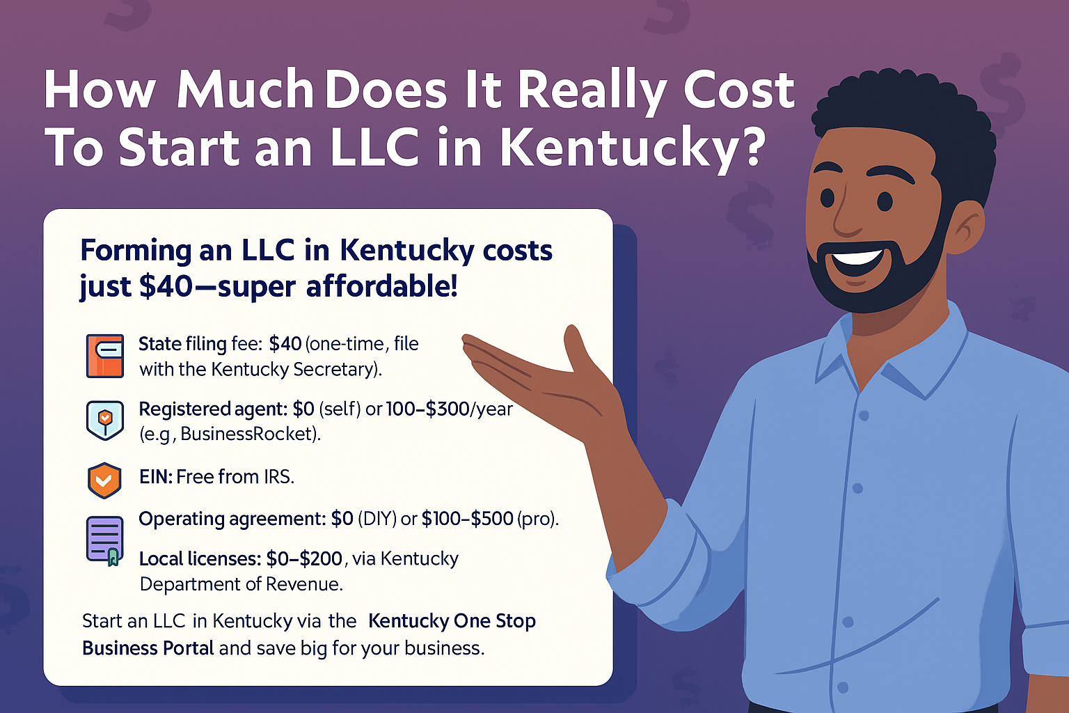 LLC cost in Kentucky in 2025