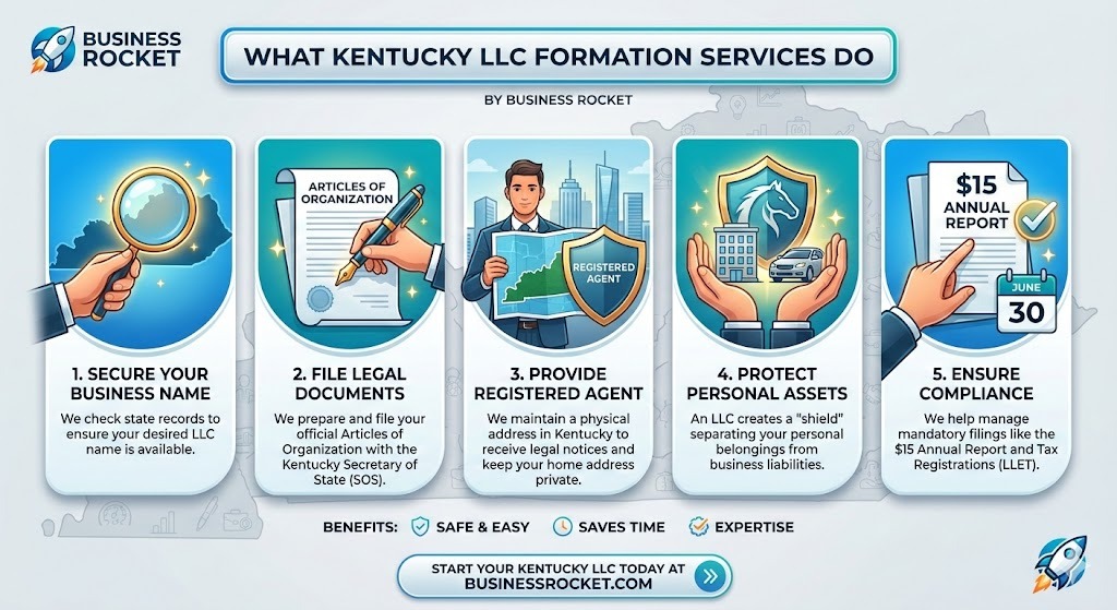 Kentucky LLC Formation services in 2026