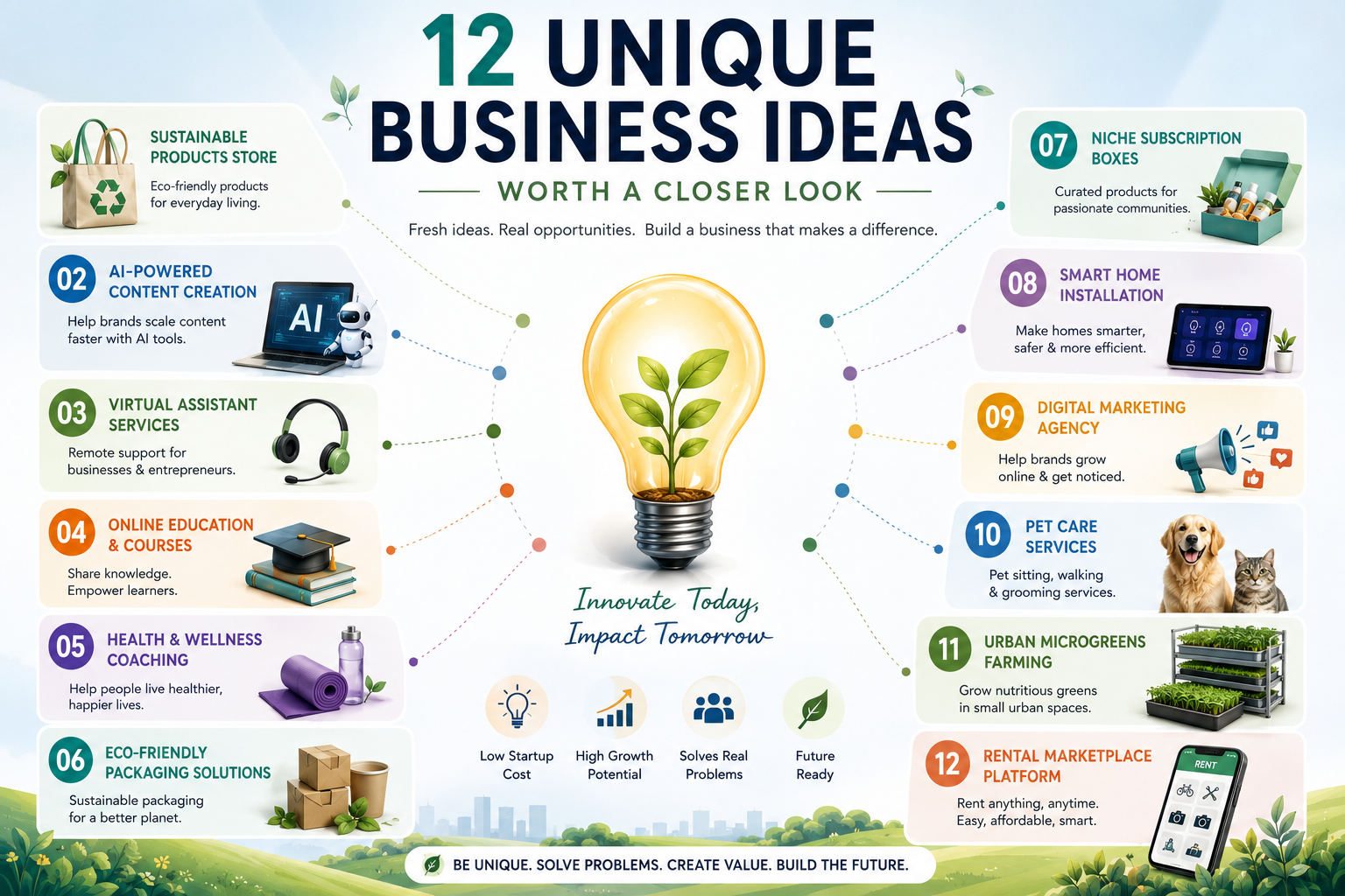 12 Unique Business Ideas Worth a Closer Look