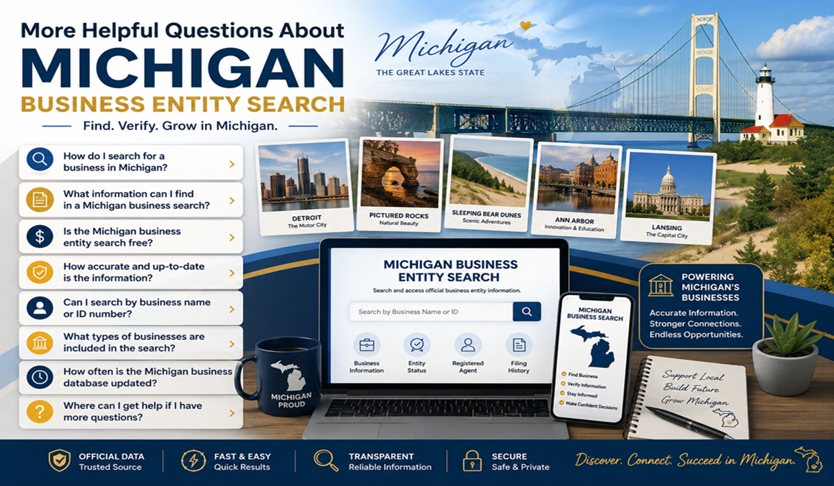 Helpful Questions About Michigan Business Entity Search