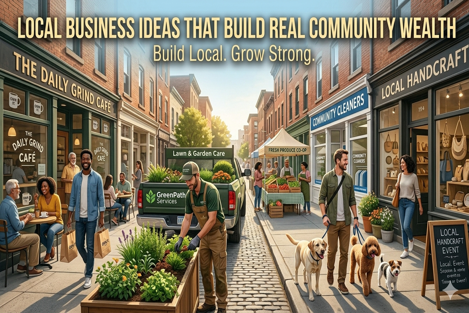 Local Business Ideas That Build Real Community Wealth