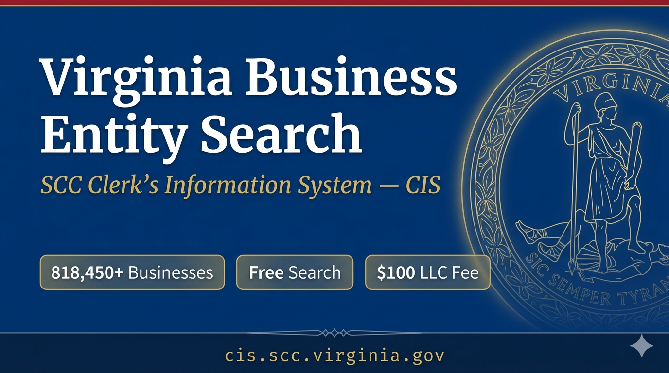Business Entity Search in Virginia - Corporations Commission (SCC) 