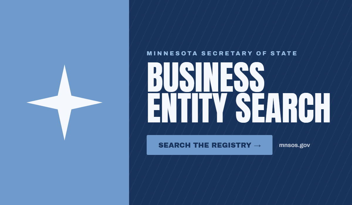 Minnesota Secretary of State - Business Entity Search