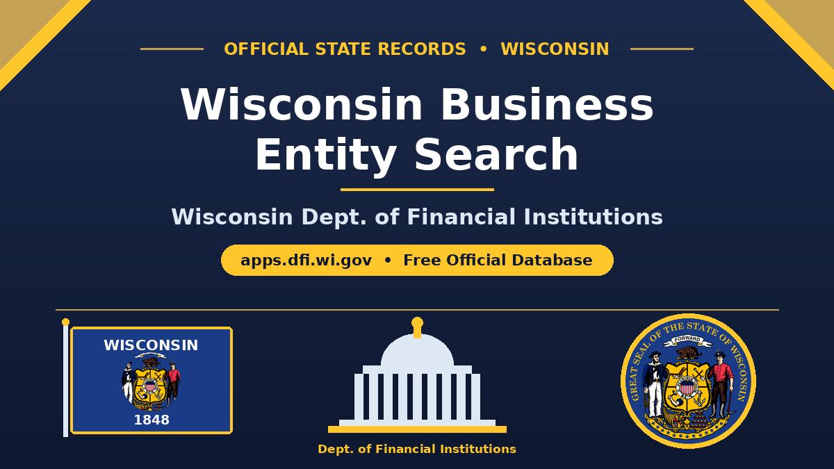 Wisconsin Dept. of Financial Institutions - Business Entity Search