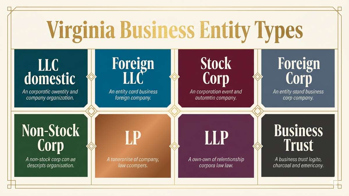Types of business entities in Virginia