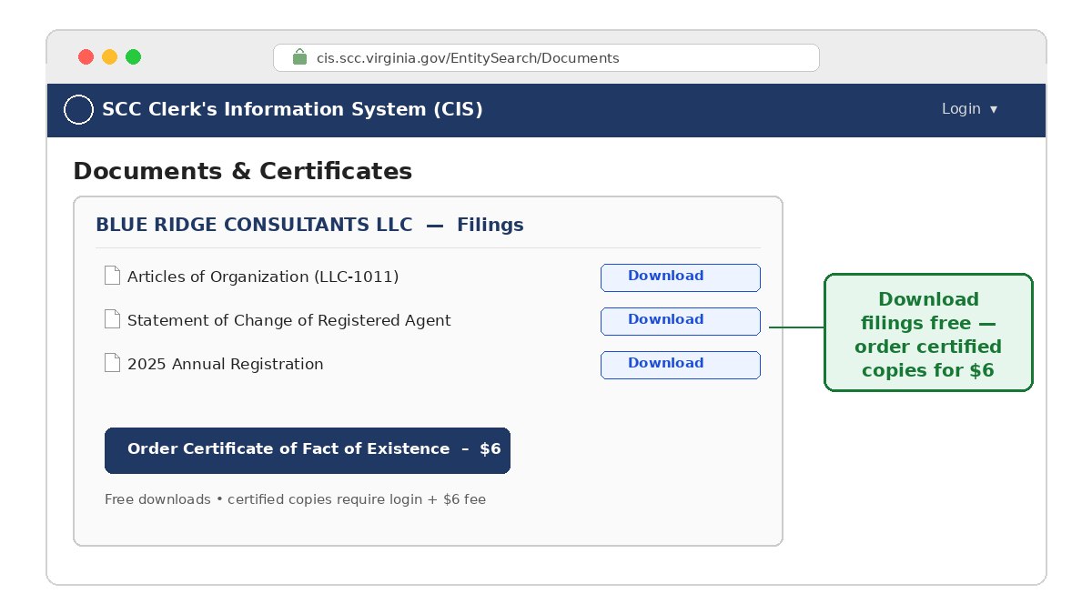 Download or order documents, Step 8
