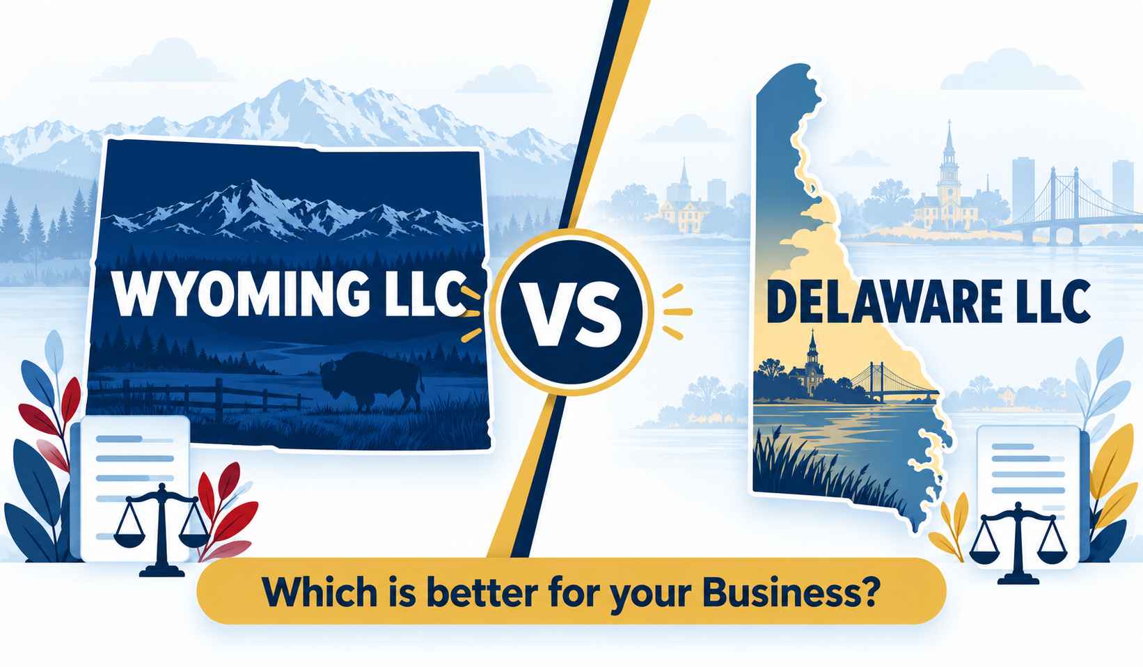 Wyoming vs Delaware LLC: Which State You Choose